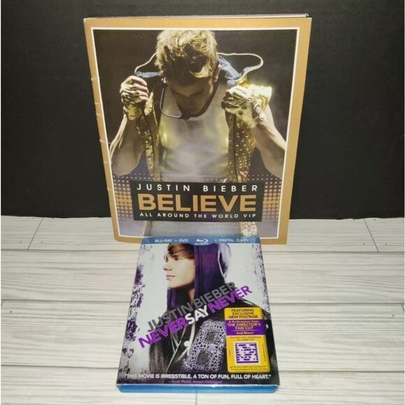 Justin Bieber Never Say Never Blu-ray DVD Combo - Picture 1 of 11